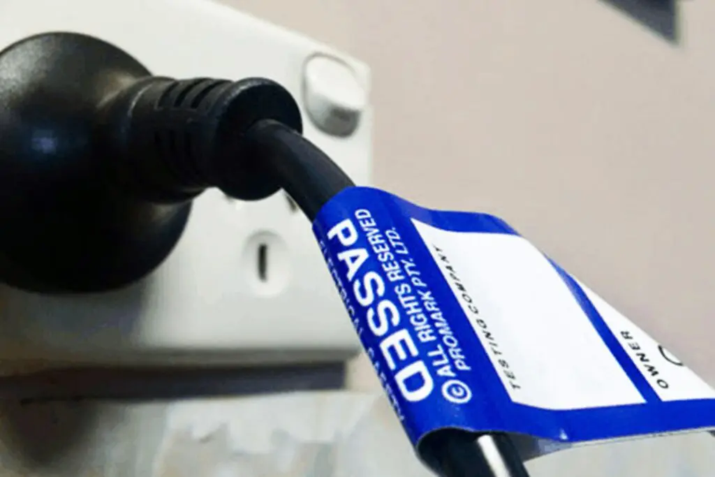 Electrical test and tag