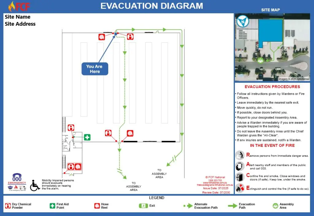 Evacuation Diagram