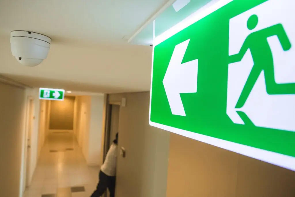 emergency exit lighting
